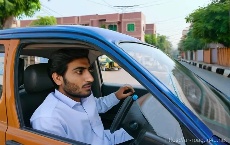 도로교통사 시험 합격자 후기 - **Prompt:** "A focused young Pakistani woman, aged 20s, wearing a modest yet stylish teal blue shalw...