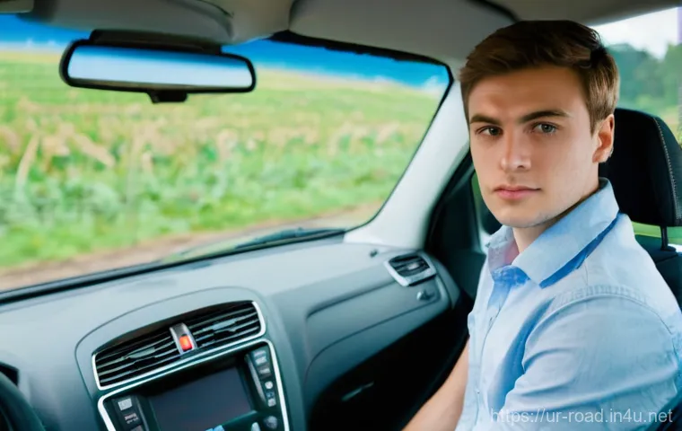도로교통사 실기시험 준비를 위한 자료 - **Prompt 1: Focused Driver on a Practical Driving Test**
"A candid, realistic photograph of a yo...