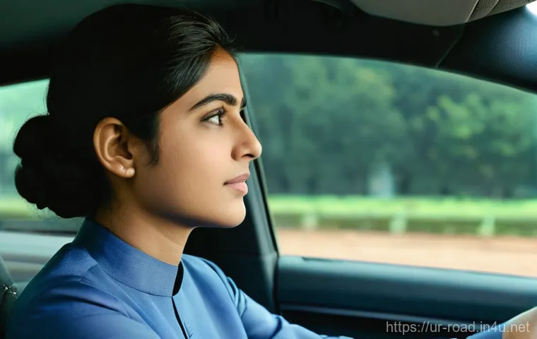 도로교통사 실기시험 필수 스킬 - Image Prompt 1: The Learner's Focus on Basic Controls**