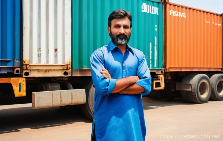 도로교통사 자격증과 연관된 직종 탐색 - **Prompt:** A young, confident Pakistani man or woman, wearing a clean, modern food delivery uniform...