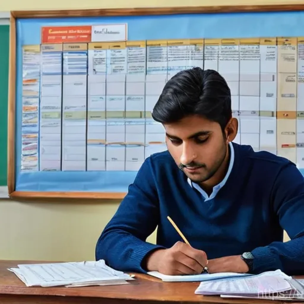 도로교통사 시험 준비를 위한 기본 학습 - **Prompt: The Diligent Learner's Desk**
A focused adult individual, respectfully dressed in cont...