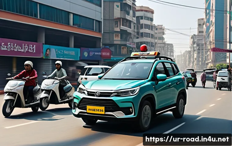 도로교통사 실습 과정에서 필요한 기술 - A detailed urban driving training scene in Pakistan, showcasing a young male driver in his mid-20s a...