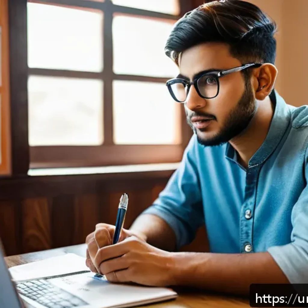 도로교통사 시험 시간 관리 전략 - A focused young South Asian man in his early 20s wearing casual modest clothing and glasses, sitting...